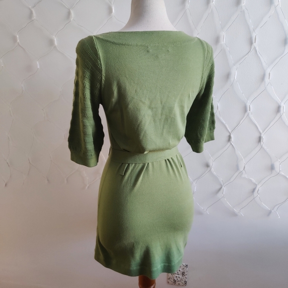 Banana Republic Knit Mini Dress / Sage Green / Small - Picture 4 of 6
